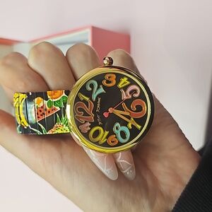 Betsey Johnson Fruit Motif Watch